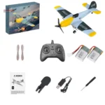 Avion télécommandé léger, parfait pour l'apprentissage du vol