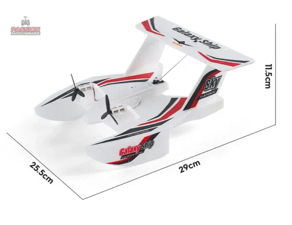 Avion RC compact pour un vol en extérieur et intérieur