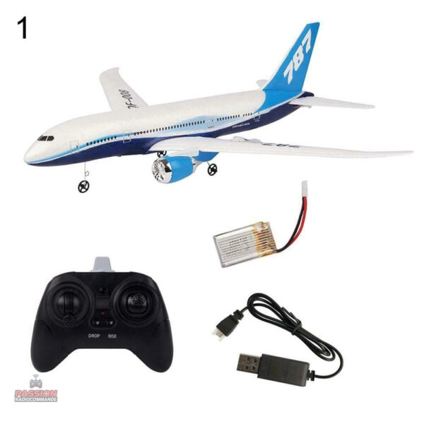Avion télécommandé Boeing, parfait pour les amateurs d'aviation