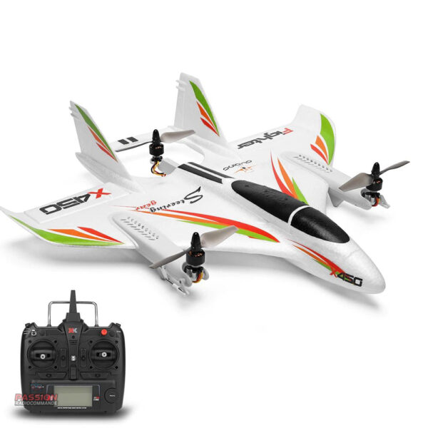 Avion polystyrène télécommandé, idéal pour les enfants