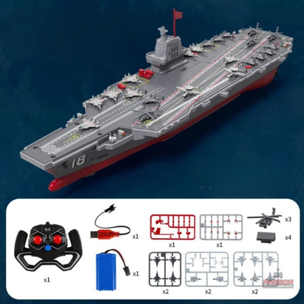 Bateau télécommandé robuste pour des manœuvres excitantes sur l'eau