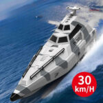 Bateau radiocommandé pour des missions en mer