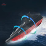 Bateau militaire télécommandé pour les passionnés de navigation