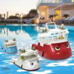 Bateau RC adapté à l'eau