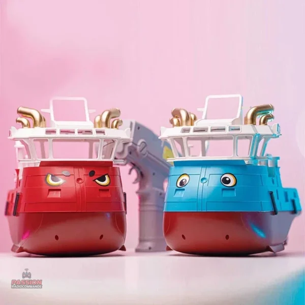 Modèle de bateau télécommandé flottant