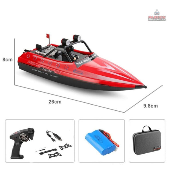 Bateau télécommandé rapide pour les jeux en extérieur