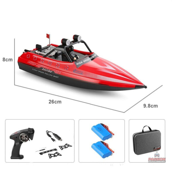 Bateau télécommandé avec contrôle à distance pour fun en mer