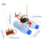 Bateau télécommandé coloré pour enfants