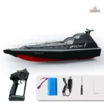 Modèle compact de bateau télécommandé pour enfants et adultes