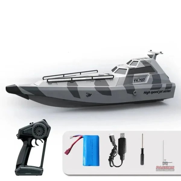 Bateau télécommandé performant pour navigation en extérieur