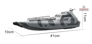 Bateau RC rapide avec télécommande intuitive et facile à utiliser