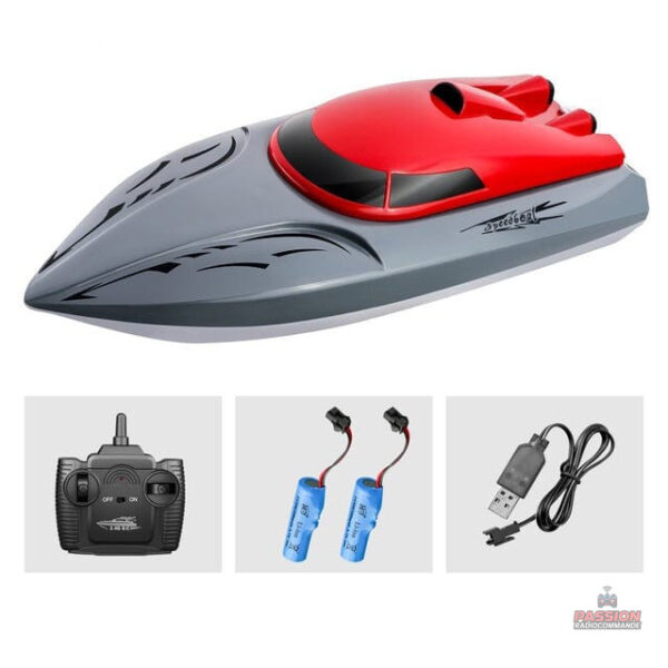 Bateau RC facile à manœuvrer pour petits et grands