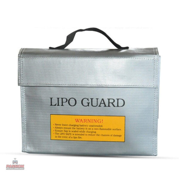 Batterie Lipo avec sac de protection anti-explosion