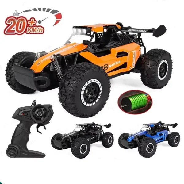 Buggy télécommandé en acier robuste et performant