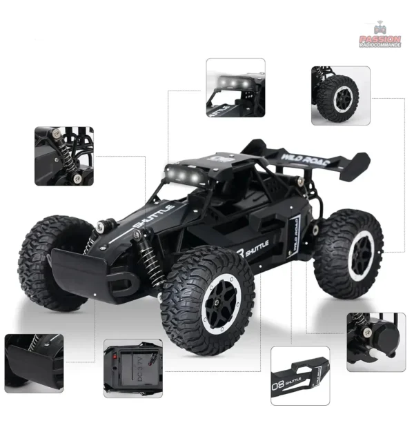 Voiture radiocommandée buggy pour les aventures en extérieur