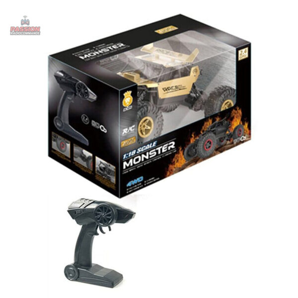 Voiture télécommandée pour exploration tout terrain