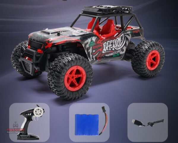 Modèle de buggy télécommandé avec batterie performante