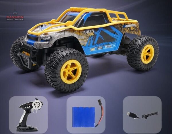 RC buggy avec batterie, parfait pour explorations en plein air