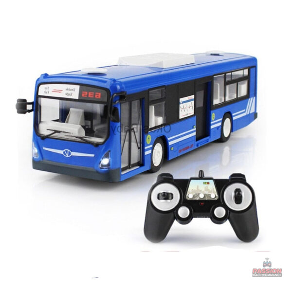 Bus radiocommandé pour enfants, jouet télécommandé amusant