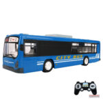 Bus télécommandé, design coloré pour attirer l'attention