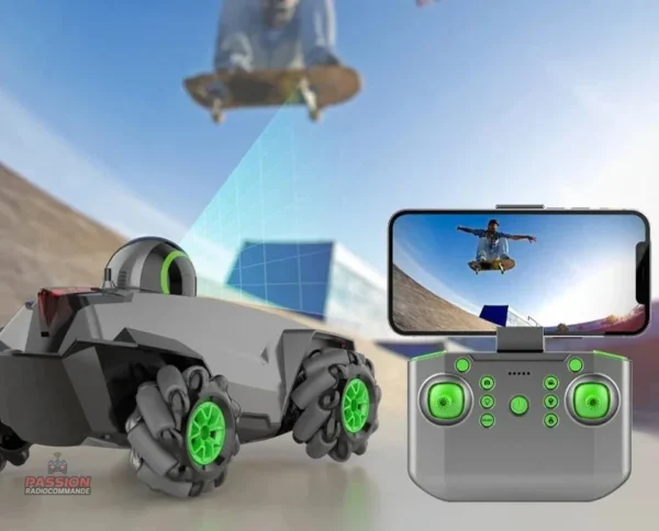 Voiture télécommandée pour prises de vue