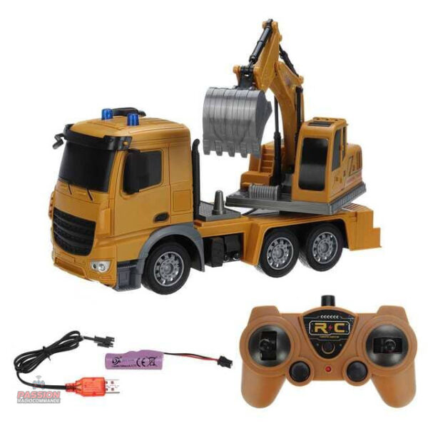 Camion chantier télécommandé pour des heures de jeu en extérieur