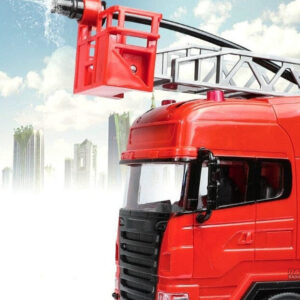 Modèle de camion de pompier télécommandé avec télécommande