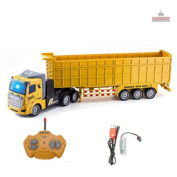 Camion remorque à distance, jouet interactif