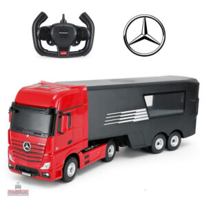 Camion télécommandé Mercedes avec remorque