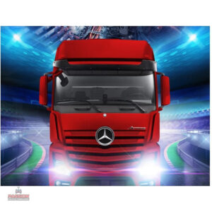 Camion télécommandé Mercedes aux couleurs vives