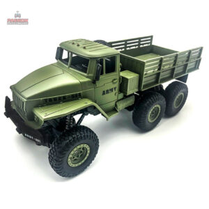 Camion télécommandé militaire avec remorque
