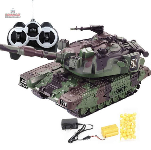 Camion télécommandé avec design de char d'assaut
