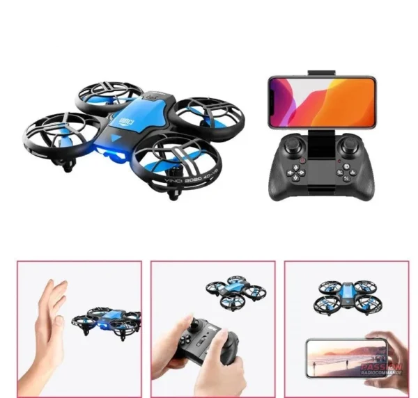 Drone polyvalent à fréquence 2.4 GHz, idéal pour débutants