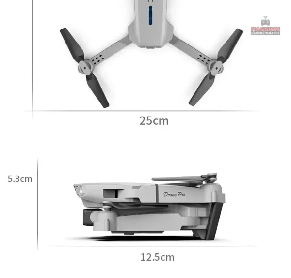 Drone avec fonctions avancées, idéal pour la capture d'images