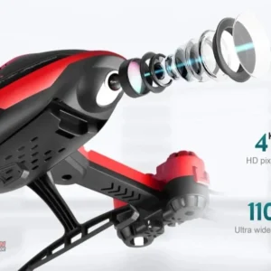 Drone miniature avec télécommande pour des heures de jeu