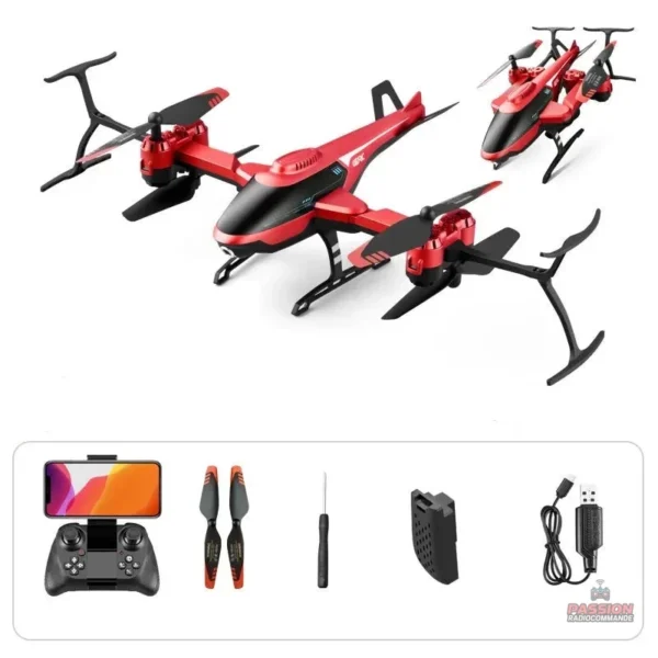 Drone récréatif avec design coloré et facile à piloter