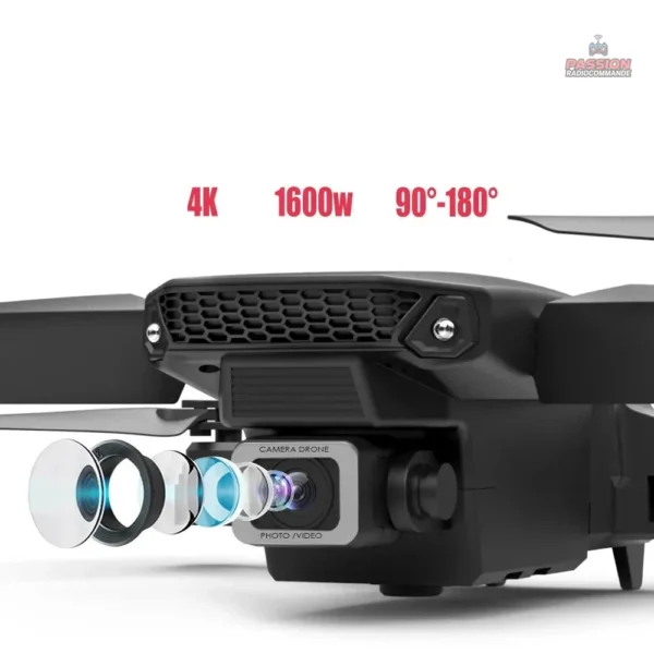 Élévation facile avec ce drone à caméra 4K