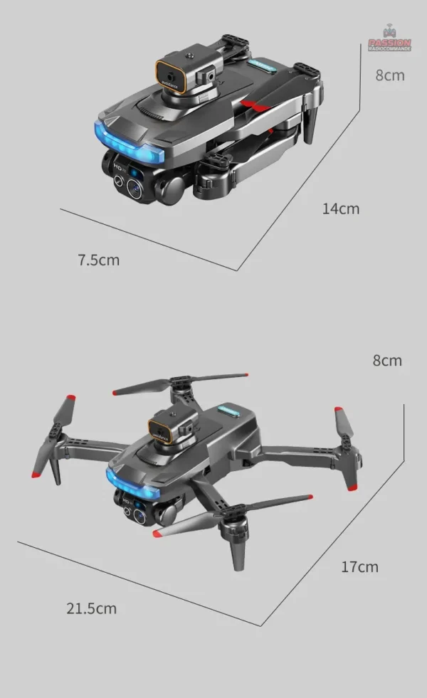 Drone à distance pour des explorations aériennes captivantes