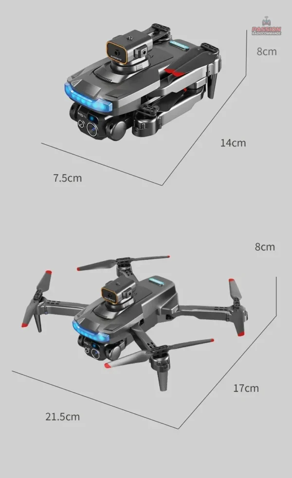 Drone avec design optimisé pour un transport facile en voyage