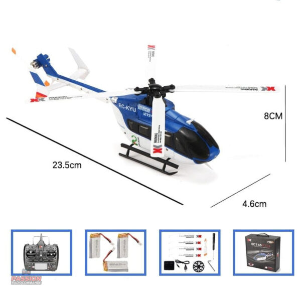 Vol stable avec hélicoptère radiocommandé