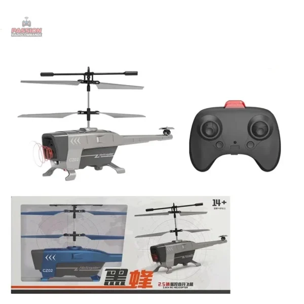 Modèle d'hélicoptère RC équipé d'une caméra