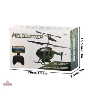 Hélicoptère télécommandé au design militaire robuste