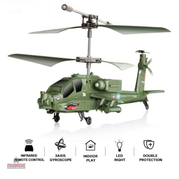 Hélicoptère télécommandé pour des combats aériens