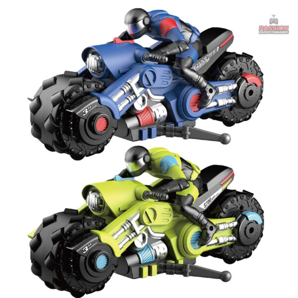 Moto télécommandée, design dynamique et couleurs vives