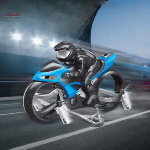Moto télécommandée colorée pour des jeux dynamiques