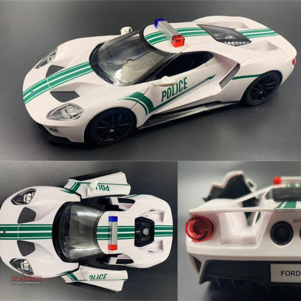Modèle de voiture de police à commande à distance