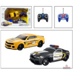 Modèle de voiture de police télécommandée, design réaliste