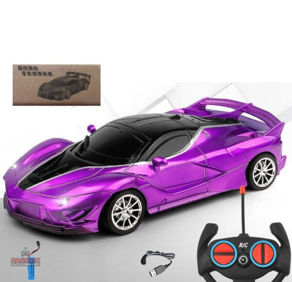 Voiture de course télécommandée pour enfants
