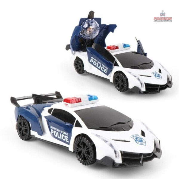 Jouet de police télécommandé pour les petits fans