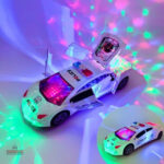 Jouet télécommandé de voiture de police dynamique